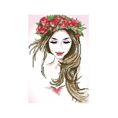 Comandante Diamond embroidery Diamond Dotz Beauty in Wreath 36x49cm DD5032
