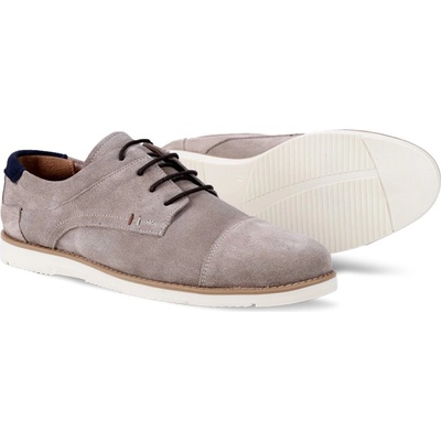 GERARDINO Мъжки обувки от естествен велур - Бежови 3010 (1041_Пясъчен)