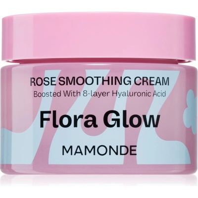 Mamonde Flora Glow Rose Smoothing Cream интензивен изглаждащ крем с хидратиращ ефект 50ml