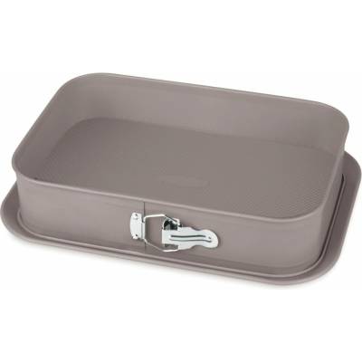 Berlingerhaus Forma na dort hranatá s titanovým povrchem 39x27cm Taupe Collection BH-7943