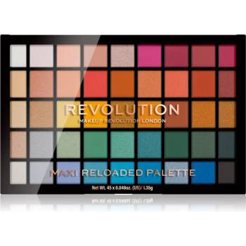 Revolution Beauty Maxi Reloaded Palette палитра с прахообразни сенки за очи цвят Big Shot 45x1.35 гр