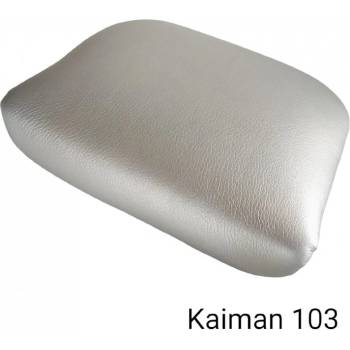Salon na míru Opěrky pod lokty na hranu stolu MAXI Kaiman 103 metalická stříbrná, Výplň: Paměťová pěna