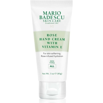 Mario Badescu krém na ruce Rose Hand Cream With Vitamin E 85 g