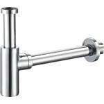 kielle - Сифон за мивка, диаметър 32 mm, кръгъл, метален, хром 30901041 (30901041)