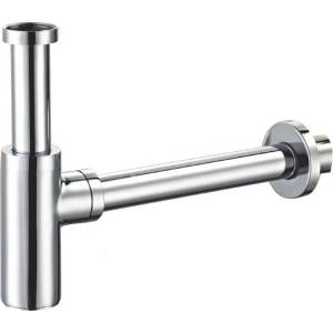 kielle - Сифон за мивка, диаметър 32 mm, кръгъл, метален, хром 30901041 (30901041)
