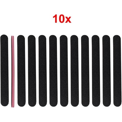Divine cosmetics Pilník na nechty penový hrúbka 100/180 čierny 10 ks