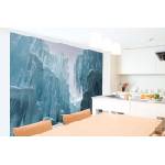 DIMEX ART Самозалепваща се флизелинова фототапета замръзнала ледена стена 375 x 250 см