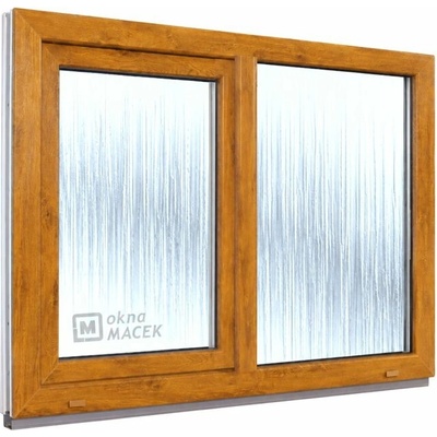 Kömmerling 70 Ad Fix/Os, 1200 X 900 mm Winchester/Winchester oboustranně Sklo Ornamentální kůra čirá Otevíravé A Sklopné