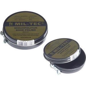 Mil-Tec Крем за обувки черен, бурканче от 80 г (12937200)