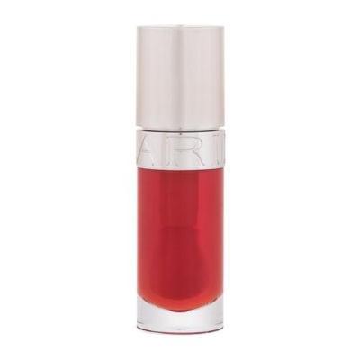 Clarins Lip Comfort Oil Lip Oil тониращо и подхранващо масло за устни 7 ml цвят червена