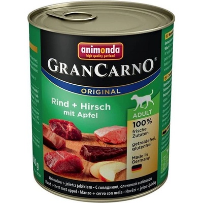Animonda Gran Carno Original Adult hovězí a jelení maso s jablky 800 g