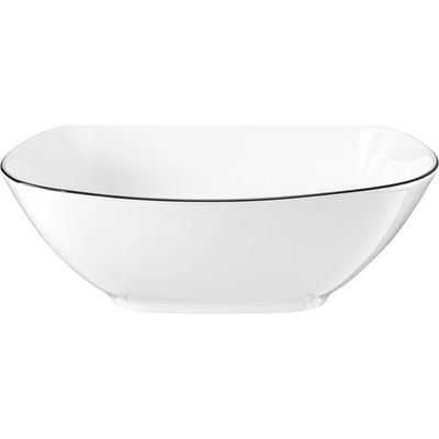 Seltmann Weiden Lido Black Line Salátová mísa hranatá 24 cm