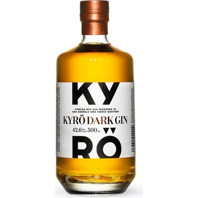 KYRÖ Dark Gin 42,6% 0,5 l (holá láhev)
