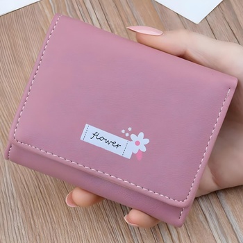 HARAHU Портмоне pe-35558 - Тъмно Розово kp35558 (pe-35558)