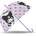 Kidslicensing Детски чадър Kids Licensing - Hello Kitty, Kuromi (KU00005)