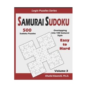 Samurai Sudoku: 500 Easy to Hard Sudoku Puzzles Overlapping into 100 Samurai Style (ISBN: 9781706930785)