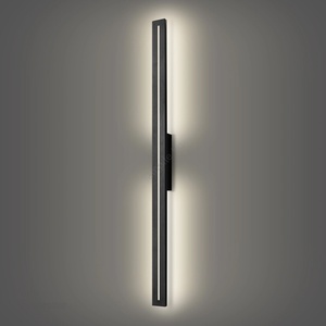 Brilagi - Външно стенно led осветително тяло lineo led/24w/230v 4000k ip65 черно (bg2412)