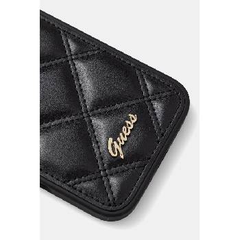 GUESS кейс за телефон от имитация на кожа iPhone 16 Plus (GUHCP16MPSQSQSK)