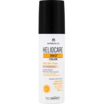 Heliocare 360° SPF50+ тониращ защитен гел за лице 50 ml нюанс Beige за жени