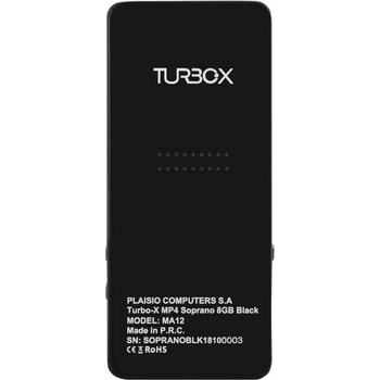 Turbo-X MP4 Soprano 16 GB Black
