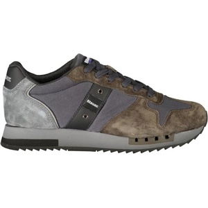BLAUER Мъжки спортни обувки blauer, Размер 41, Цвят Сиво (f6queens01wax_grgrybrw)