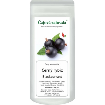 Čajová zahrada Černý rybíz černý ochucený čaj 1 kg