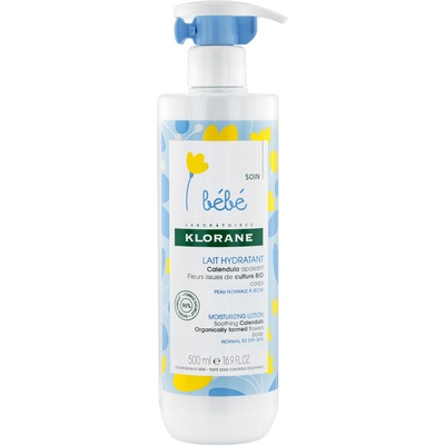 Klorane Bebe Calendula Хидратиращо мляко за тяло, 500 ml