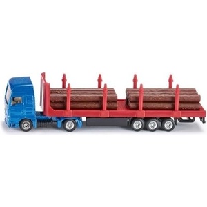 SIKU - Играчка камион за превоз на дървен материал Log transporter (1659)