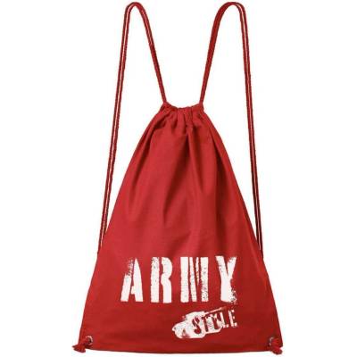 Dobrý Triko Army style červená