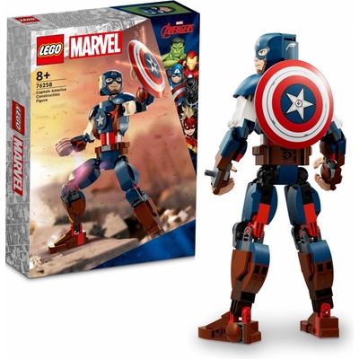 LEGO® Marvel 76258 Zostaviteľná figúrka: Captain America