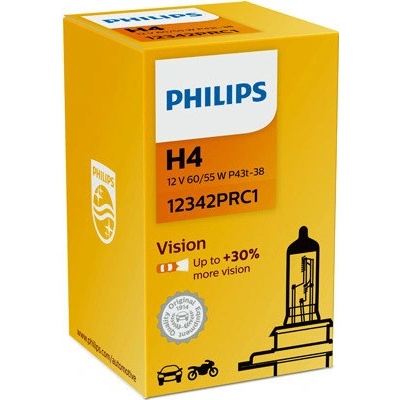 Philips Vision H4 P43t 12V 60/55W