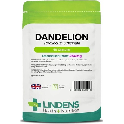 LINDENS Health + Nutrition Pampeliška 250 mg 60 kapsúl