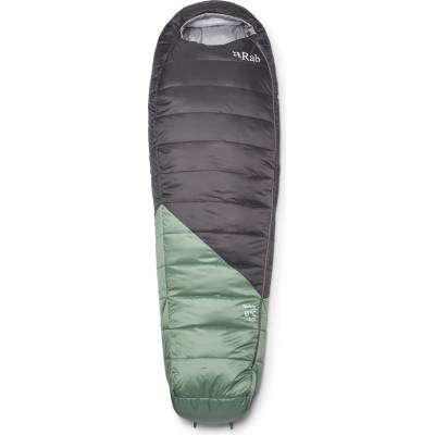 Rab Дамски синтетичен спален чувал Rab Women's Radeon 0C / 32F Synthetic sleeping bag - Dark Fig Green / Graphene - размер Long (514-1629-0112)