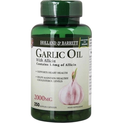 Holland & Barrett Garlic Oil With Allicin 2000 mg [250 капсули]
