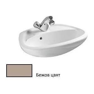 Roca Умивалник CLASSICA 8 460 mm Бахама беж с отвор за смесител (8163830181041C0)