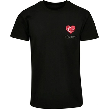 Mister Tee Тениска Merchcode Football - Turkey T-shirt black XXLUB-MP0008638-00007 - Тъмносив, размер M