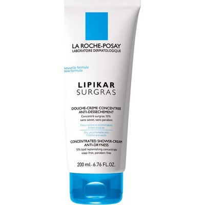 La Roche-Posay Деликатен почистващ душ - крем . La Roche Posay Lipikar Surgras Concentrated Shower Cream 200ml