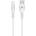 DeTech Кабел за данни DeTech DE-C27C, Type-C, 1.0m, White - 40111 (DE-40111)