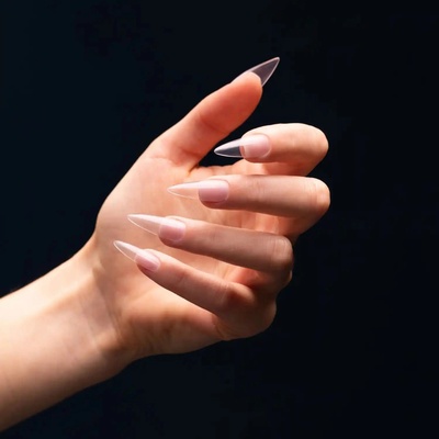 Starnails Gel Tipy CLEAR A5 tvar stiletto 240 ks