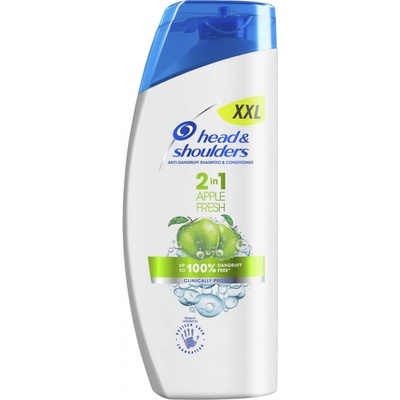 Head & Shoulders 2in1 šampon a balzám proti lupům Apple Fresh 360 ml