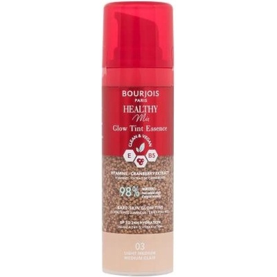Bourjois Paris Healthy Mix Clean & Vegan Glow Tint Essence hydratační a tónující esence 03 Light Medium 30 ml