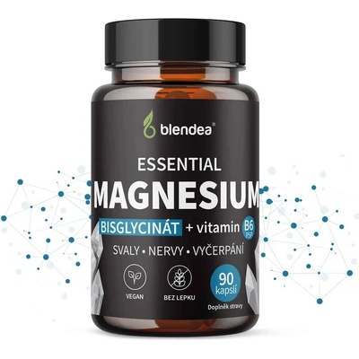 Blendea Hořčík Bisglycinát s vitamínem B6 90 kapslí
