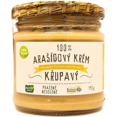 Božské oříšky Arašidový krém chrumkavý 190 g