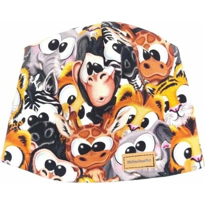 dětská čepice se zvířátky