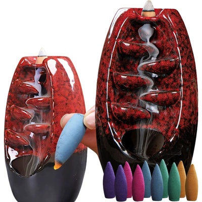 Verk 27420 Keramická aroma lampa kouřový vodopád červená – Hledejceny.cz