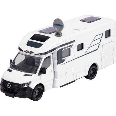 Majorette Autíčko karavan Hymer B-Class kovová karoséria s otvárateľnými dverami dĺžka 19 cm