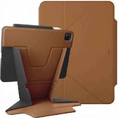 Ryze въртящ се калъф 360° с място за Apple Pencil за iPad Pro 11" (2024/2025) - кафяво (79327)