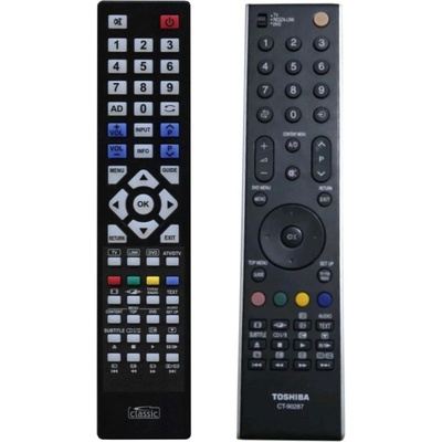 съвместим TOSHIBA CT-90287, CT-90288, CT-90296, CT-90301, CT-90307 - съвместимо дистанционно управление на марката General (CT-90287, CT-90288, CT-90296, CT-90301, CT-90307)