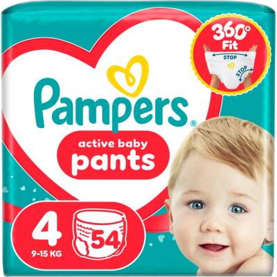 Pampers Active Baby 4+ 54 ks
