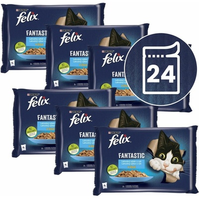 Felix Fantastic losos platesa v želé 24 x 85 g